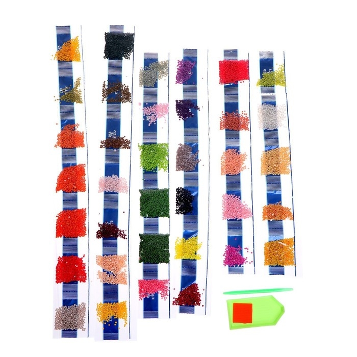 Алмазная мозаика с частичным заполнением на холсте «Цветы», 40 х 50 см Алмазная мозаика с частичным заполнением на холсте «Цветы», 40 х 50 см