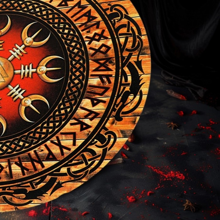 Диагностическая доска для гаданий на рунах, d=27 см Диагностическая доска для гаданий на рунах, d=27 см