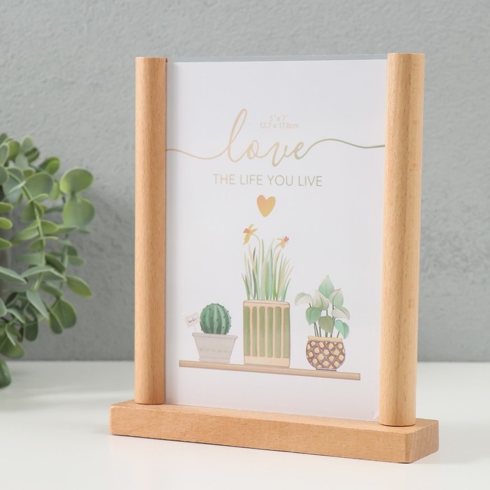 Фоторамка дерево на 1 фото 13х18 см Фоторамка дерево на 1 фото 13х18 см "Альвисс" 16х3,5х19,5 см