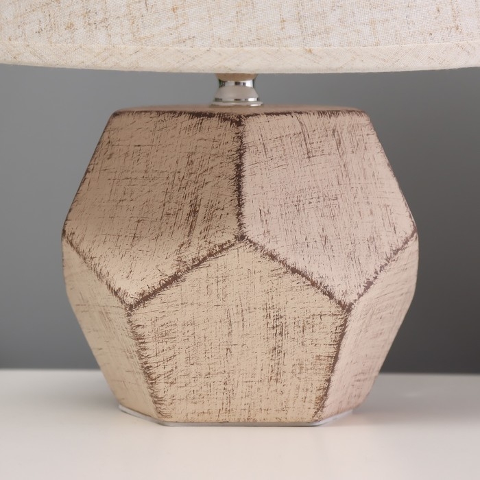 Настольная лампа Настольная лампа "Кира" Е14 40Вт бежевый 20х20х29см