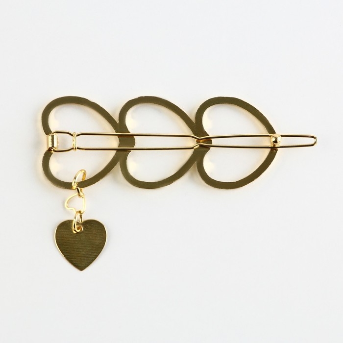 Заколка для волос формовая «Люби», 6 х 2 см Заколка для волос формовая «Люби», 6 х 2 см