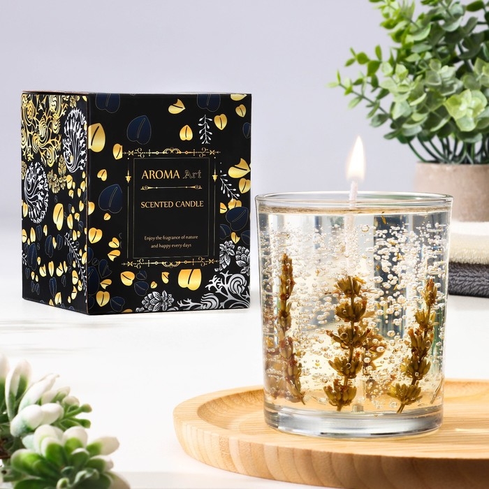 Свеча ароматическая  Свеча ароматическая "Lavender", 200 гр