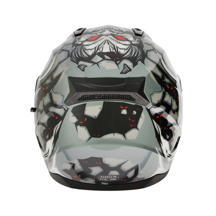 Шлем интеграл с двумя визорами, размер M (57-58), модель BLD-M67E, черно-серый