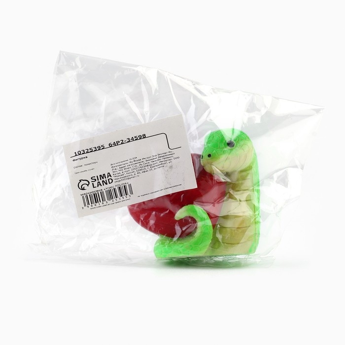 Фигурка 2025 «Новогодняя коллекция: Змея с монетой», 2,7 х 3,5 см Фигурка 2025 «Новогодняя коллекция: Змея с монетой», 2,7 х 3,5 см