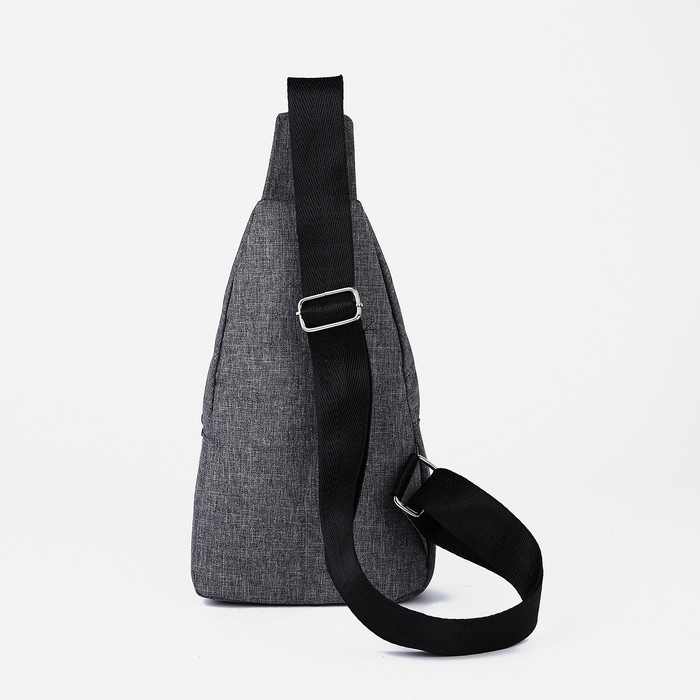 Сумка слинг мужская из текстиля, цвет серый Сумка слинг мужская из текстиля, цвет серый