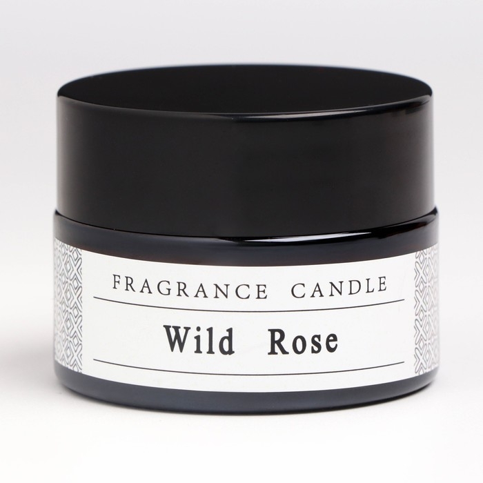 Свеча ароматическая в банке  Свеча ароматическая в банке "Дикая роза", 12 г
