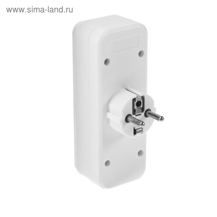 Разветвитель Smartbuy, 16 А, 250 B, 3 гнезда, с заземлением, плоский Разветвитель Smartbuy, 16 А, 250 B, 3 гнезда, с заземлением, плоский