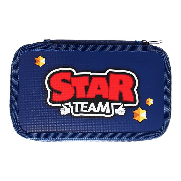 Пенал 2 секции, 125 х 205 х 40 мм, Calligrata 30П26/2 Stars team, ламинированный картон Пенал 2 секции, 125 х 205 х 40 мм, Calligrata 30П26/2 Stars team, ламинированный картон