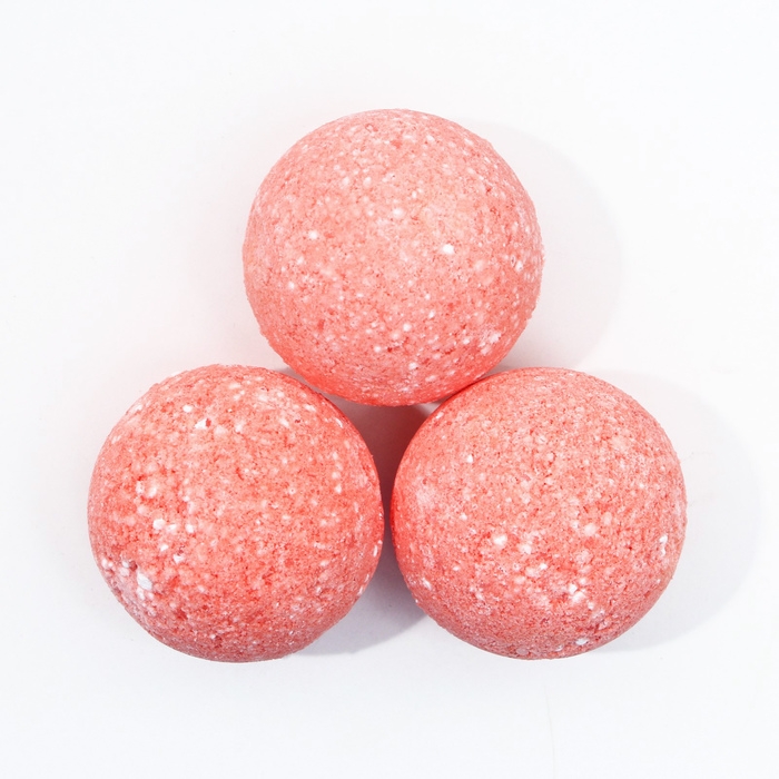 Подарочный набор косметики «Самой нежной», бомбочки для ванны 3 х 40 г, аромат дикой розы, ЧИСТОЕ СЧАСТЬЕ