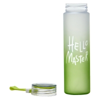 Бутылка для воды, 500 мл Hello Master, 22 х 6 см, зеленая