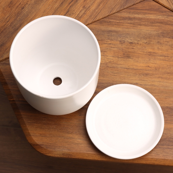 Горшок цветочный Орион белый 3 л Горшок цветочный Орион белый 3 л