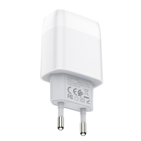Сетевое зарядное устройство Hoco C72A, 1 USB, 2.1 А, белый