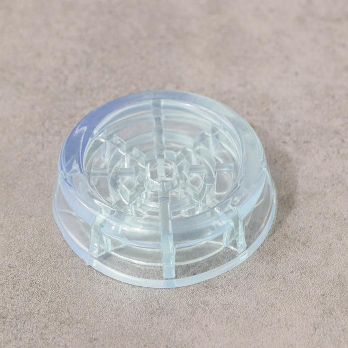 Антивибрационные подставки «Доляна», 4 шт, круглые, цвет прозрачный Антивибрационные подставки «Доляна», 4 шт, круглые, цвет прозрачный