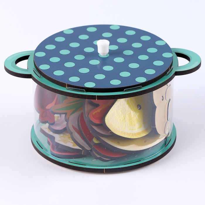 Разивающая игра сортер «Кастрюля с супами» Разивающая игра сортер «Кастрюля с супами»