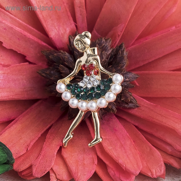 Брошь «Балеринка» мини, цвет МИКС (неделимая фасовка 12 шт., цена за шт.) Брошь «Балеринка» мини, цвет МИКС (неделимая фасовка 12 шт., цена за шт.)