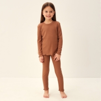 Пижама детская SL HOME р 28 (86-92), кофейный