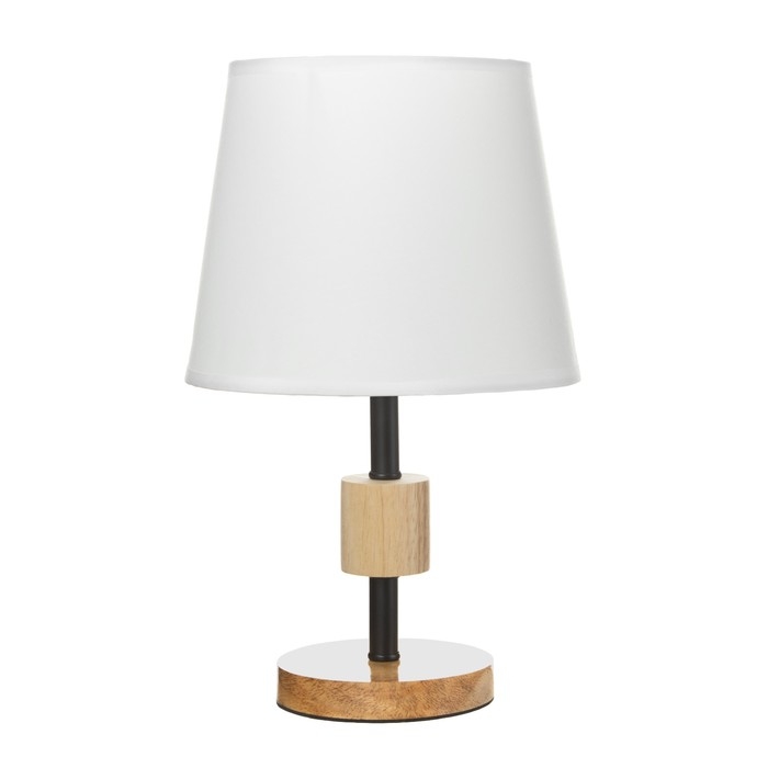 Настольная лампа Настольная лампа "Сорб" E27 40Вт светлое дерево 21х21х38 см RISALUX