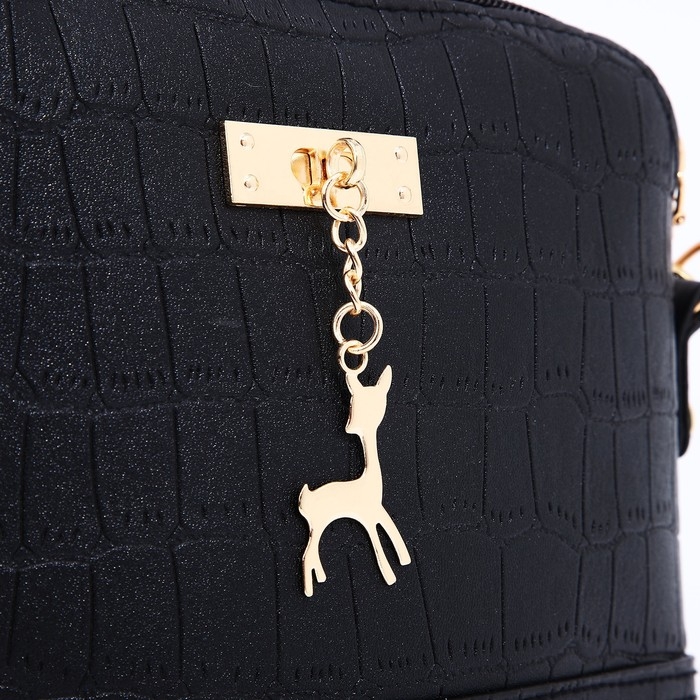 Сумка кросс-боди на молнии, цвет чёрный Сумка кросс-боди на молнии, цвет чёрный