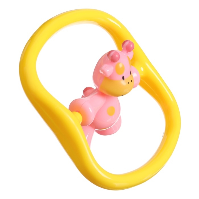 Погремушка «Жирафик» цвет розовый, Крошка Я Погремушка «Жирафик» цвет розовый, Крошка Я