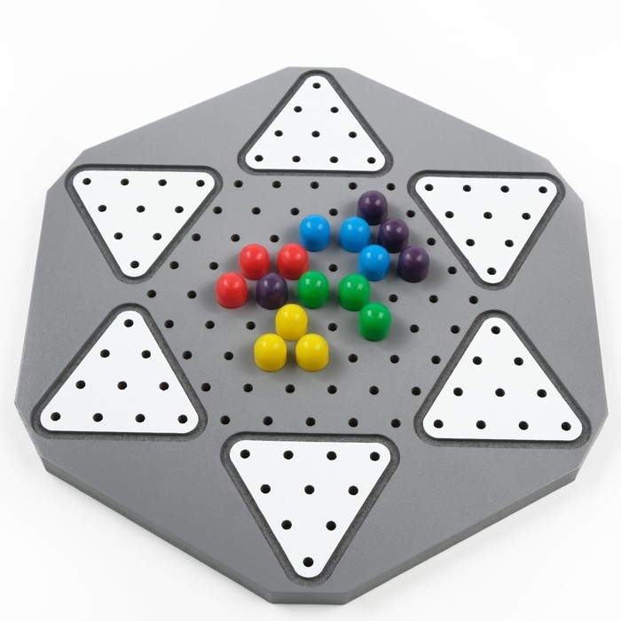 Шашки, настольная игра  Шашки, настольная игра "Китайские", 60 фишек, 28 х 28 см