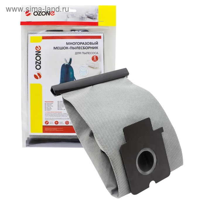 Мешок-пылесборник MX-14 Ozone многоразовый для пылесоса, 1 шт Мешок-пылесборник MX-14 Ozone многоразовый для пылесоса, 1 шт