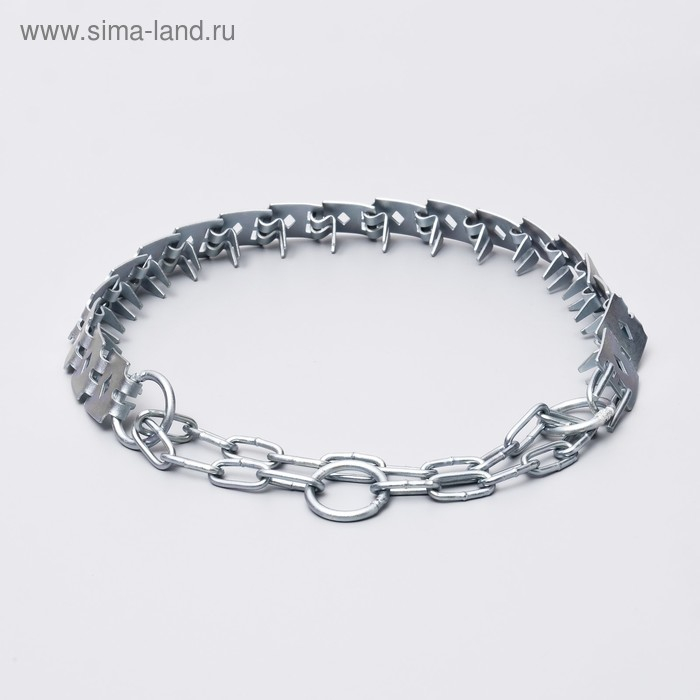 Ошейник строгий пластинчатый, цинк, 60 х 2,7 см Ошейник строгий пластинчатый, цинк, 60 х 2,7 см