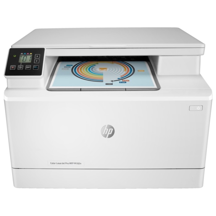 МФУ, лаз цв печать HP LaserJet Pro M182N, 600x600 dpi, 16 стр/мин(цв/чб), А4, белый МФУ, лаз цв печать HP LaserJet Pro M182N, 600x600 dpi, 16 стр/мин(цв/чб), А4, белый