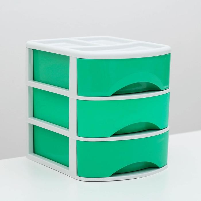 Мини-комод 3-х секционный «Минибокс-3», цвет МИКС Мини-комод 3-х секционный «Минибокс-3», цвет МИКС