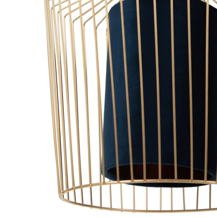 Светильник BayerLux Светильник BayerLux "Бархат" Е27 40Вт синий 27х30х12-100см