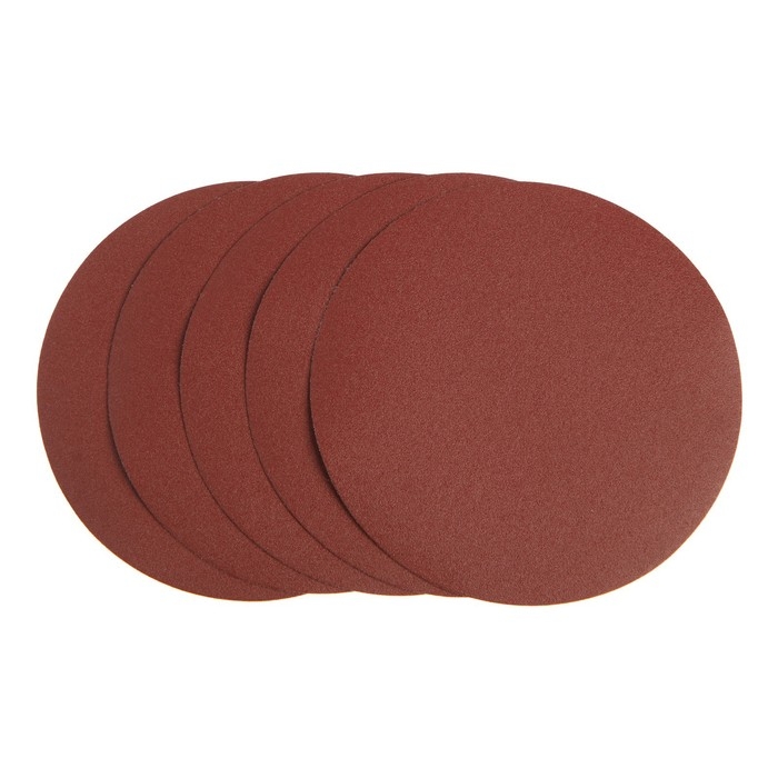 Круг абразивный шлифовальный под Круг абразивный шлифовальный под "липучку" ТУНДРА, 150 мм, Р240, 5 шт.