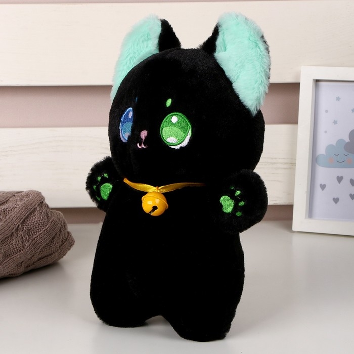 Мягкая игрушка «Кот», 23 см, цвет чёрный