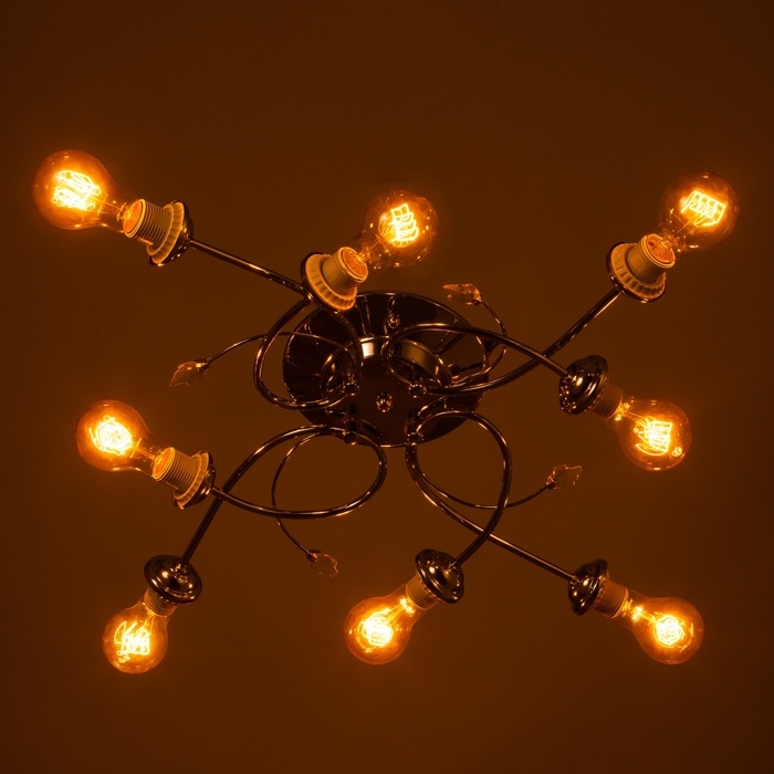 Люстра Люстра "Аннета" бп 8х40Вт Е27 Хром МОДЕЛЬ: 2800087