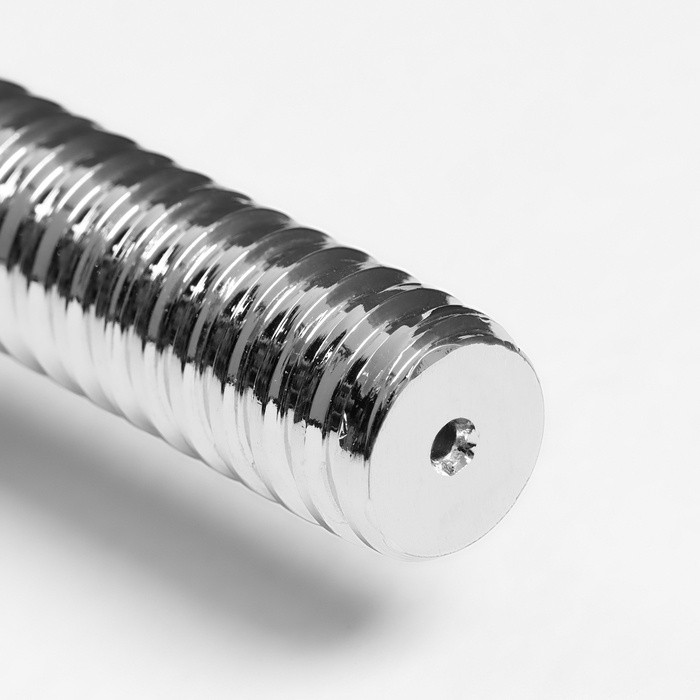 Гриф для штанги прямой, металлический, хромированный, d=28 мм, 120 см Гриф для штанги прямой, металлический, хромированный, d=28 мм, 120 см