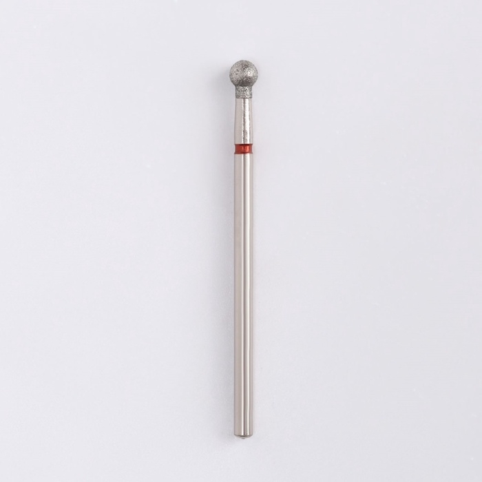 Фреза алмазная для маникюра «Шар», мелкая зернистость, 3,5 мм, в пластиковом футляре Фреза алмазная для маникюра «Шар», мелкая зернистость, 3,5 мм, в пластиковом футляре