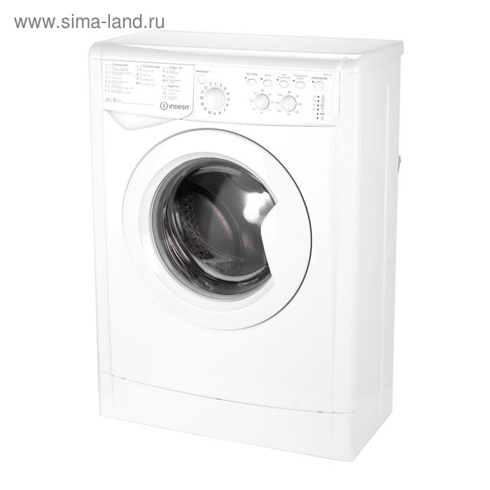 Стиральная машина Indesit IWUC 4105, класс A, 1000 об/мин, 4 кг, белая Стиральная машина Indesit IWUC 4105, класс A, 1000 об/мин, 4 кг, белая
