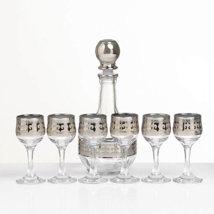 Мини-бар 7 предметов подкова, Византия 500 мл/ 60 мл  пробка микс