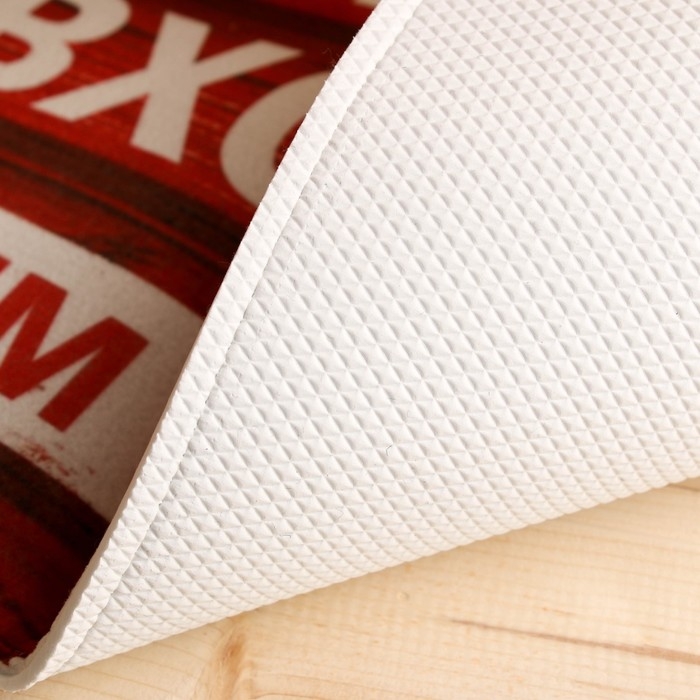 Коврик банный придверный с принтом Коврик банный придверный с принтом "В баню без веника не входить"