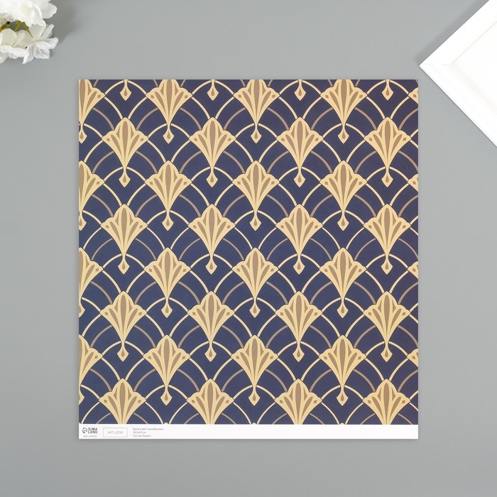 Бумага для скрапбукинга Бумага для скрапбукинга "Версаль" плотность 180 гр набор 5 шт 30,5х32 см