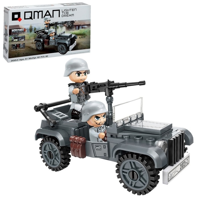 Конструктор &laquo;Вторая мировая война. Военная техника&raquo;, 4 вида, цвет МИКС