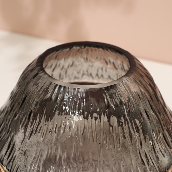 Ваза для цветов «Фьюжн» из прозрачного стекла 19 х 18,5 х 18,5 см Ваза для цветов «Фьюжн» из прозрачного стекла 19 х 18,5 х 18,5 см