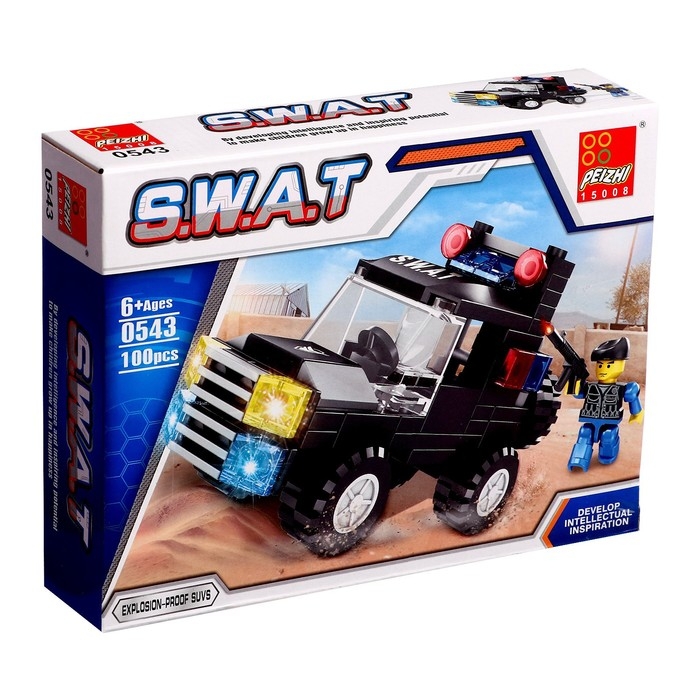 Конструктор Спецназ «Внедорожник», 100 деталей Конструктор Спецназ «Внедорожник», 100 деталей