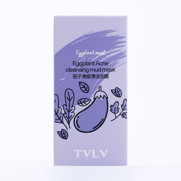 Маска из глины «Баклажан» от прыщей, угрей и акне Маска из глины «Баклажан» от прыщей, угрей и акне