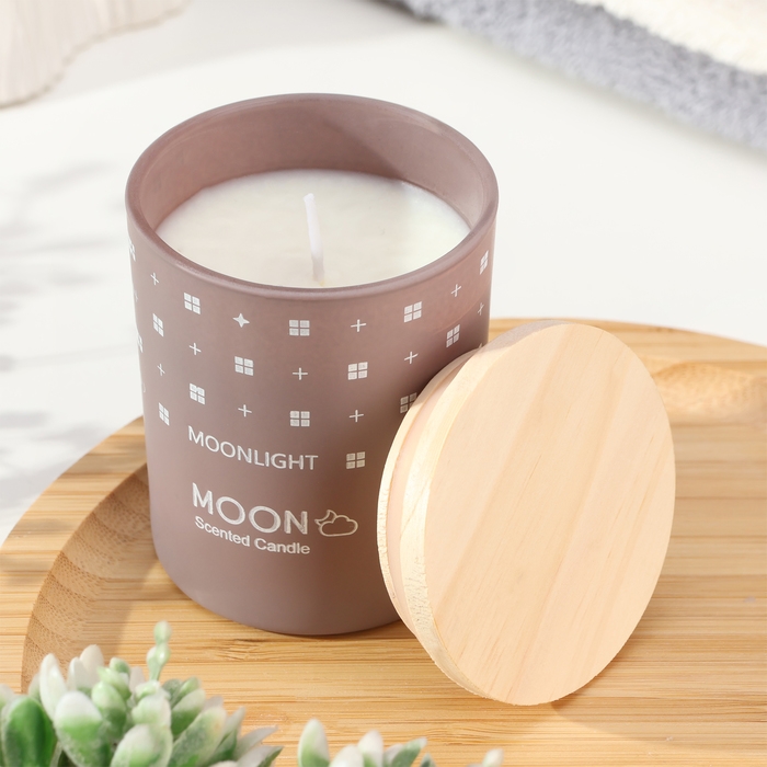 Свеча ароматическая в стакане  Свеча ароматическая в стакане "Moon", случайная встреча, малая