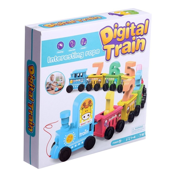 Каталка на веревке «Паровозик» Каталка на веревке «Паровозик»