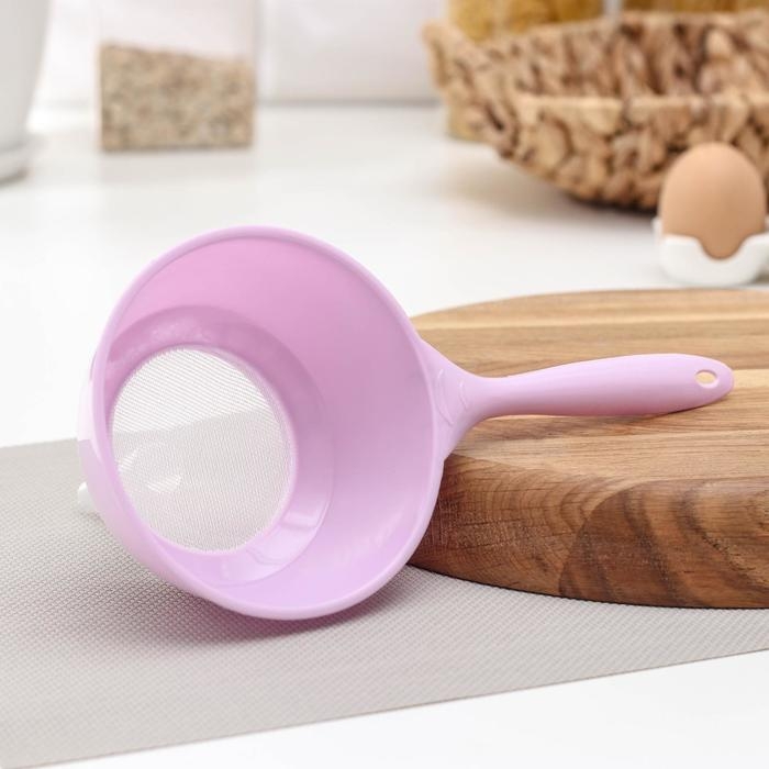 Воронка-сито пластиковая «Комбо», 24,5×12×14,5 см, цвет МИКС Воронка-сито пластиковая «Комбо», 24,5×12×14,5 см, цвет МИКС