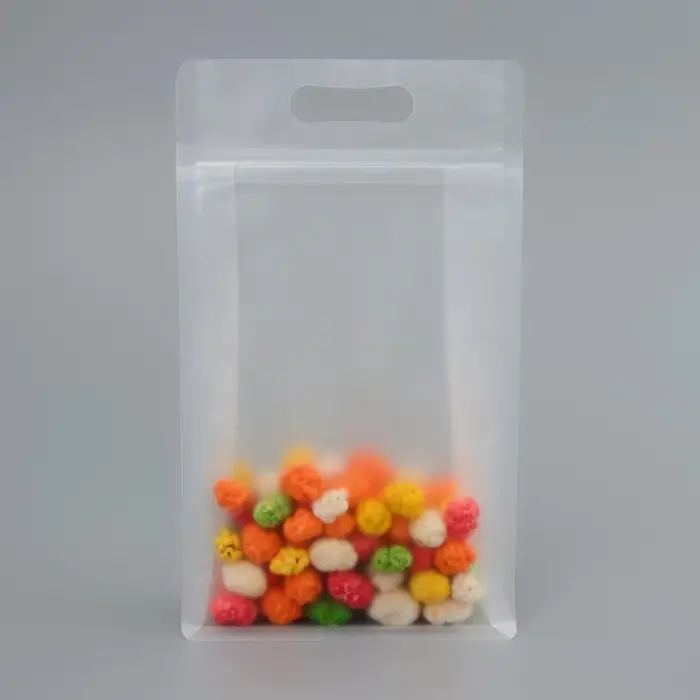 Пакет дой пак прозрачный с вырубной ручкой,14&times;24 см,100 мкм