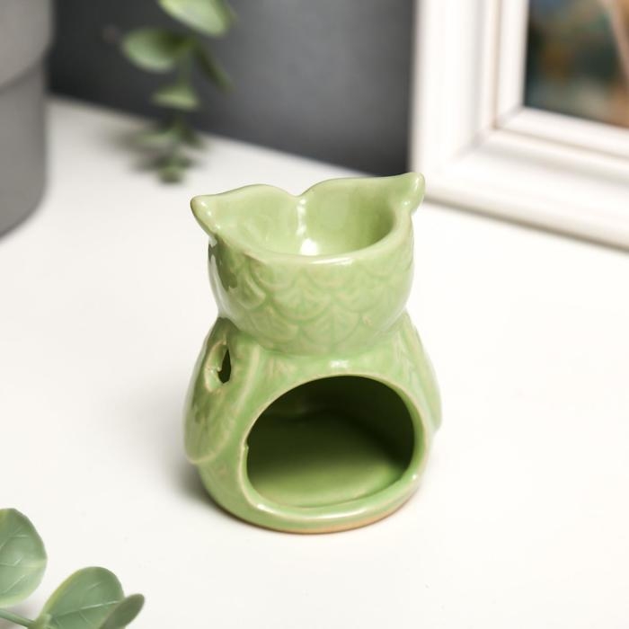 Аромалампа керамика Аромалампа керамика "Растерянный совёнок" МИКС 8х6,5х5,5 см