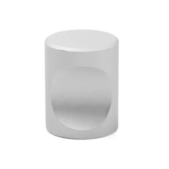 Ручка кнопка ТУНДРА РК102 d=16 мм, цвет матовый хром