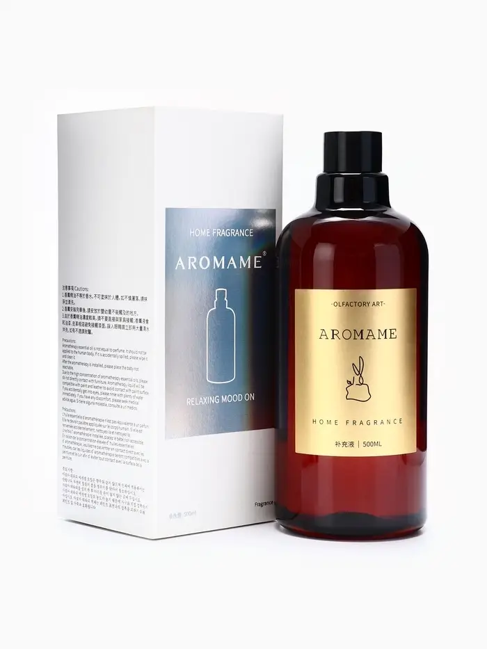 Набор диффузор ароматический Aromame, голубые колокольчики, 500 мл, прямоугольная банка