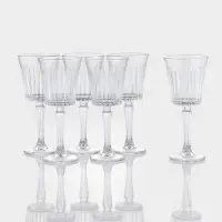 Набор бокалов для вина "Solennita" 6 шт, 8,7х20,3 см, прозрачные